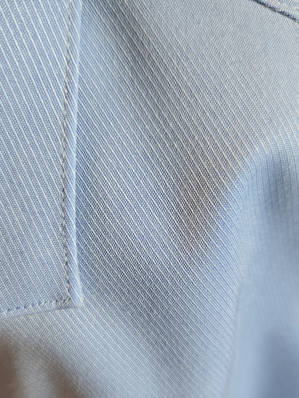 Calvin Klein Light Blue Men's 100% Cotton Dress Shirt 15  32/33 - Picture 5 of 10